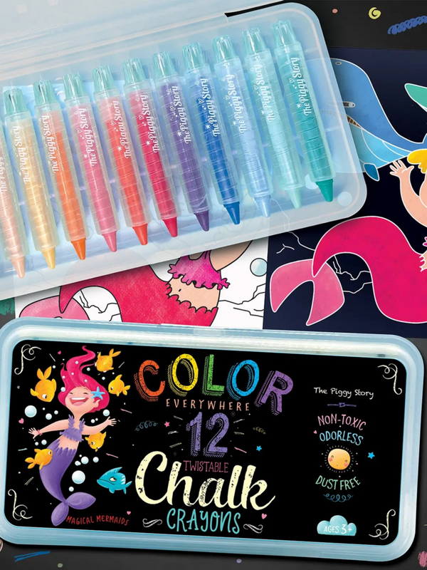 mermaid twistable chalk crayons