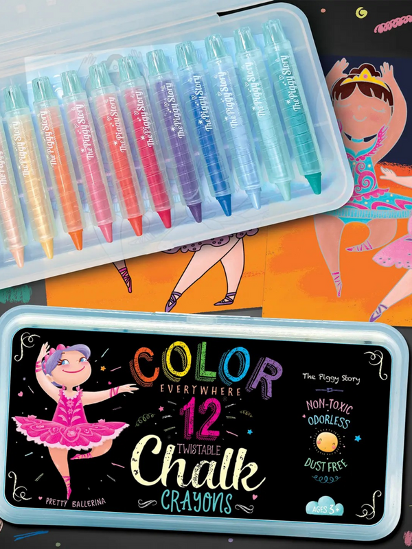 ballerina twistable chalk crayons