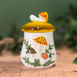 Merry Mushrooms-Inspired 70s Hand-Painted Trinket Box