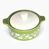 Pyrex-Inspired Spring Blossom Casserole Ceramic Trinket Box