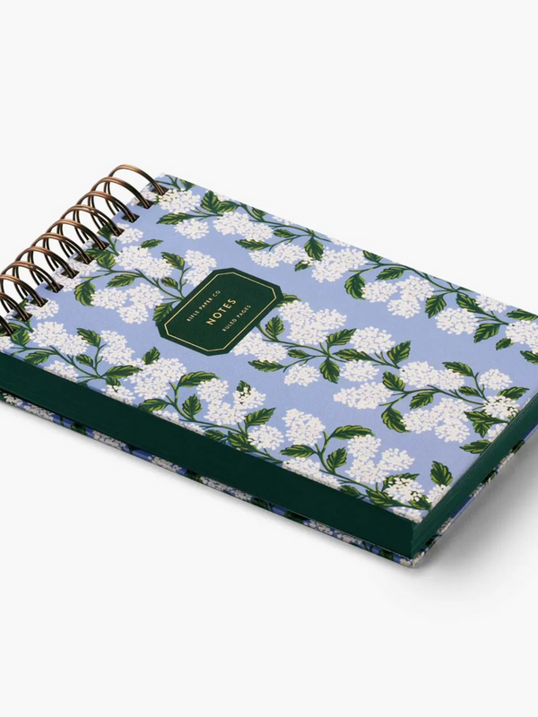 Hydrangea Desktop Spiral Notepad