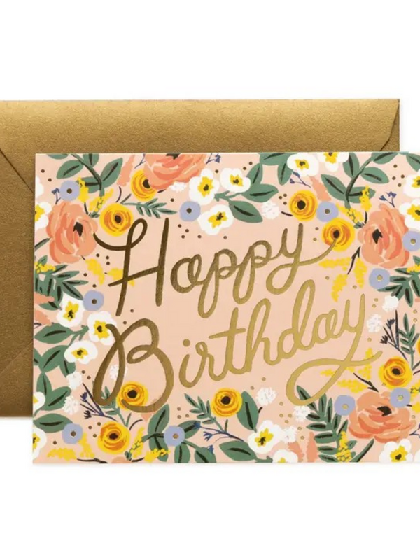 Rosé Birthday Card