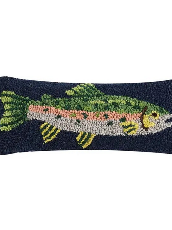 trout hook pillow