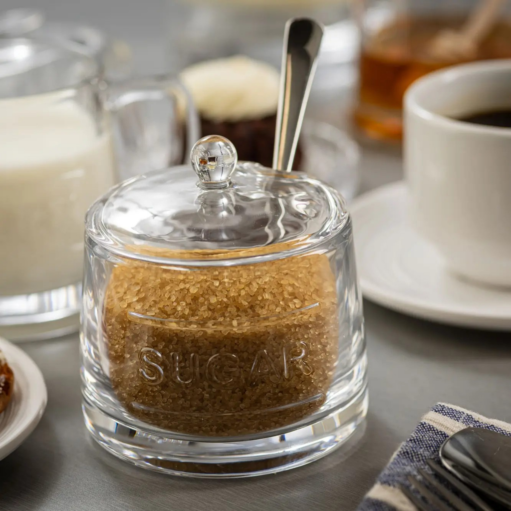 8 Ounce Glass Sugar Jar with Lid