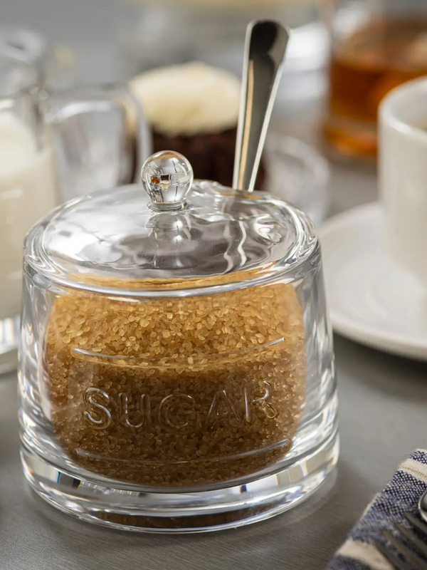 8 Ounce Glass Sugar Jar with Lid
