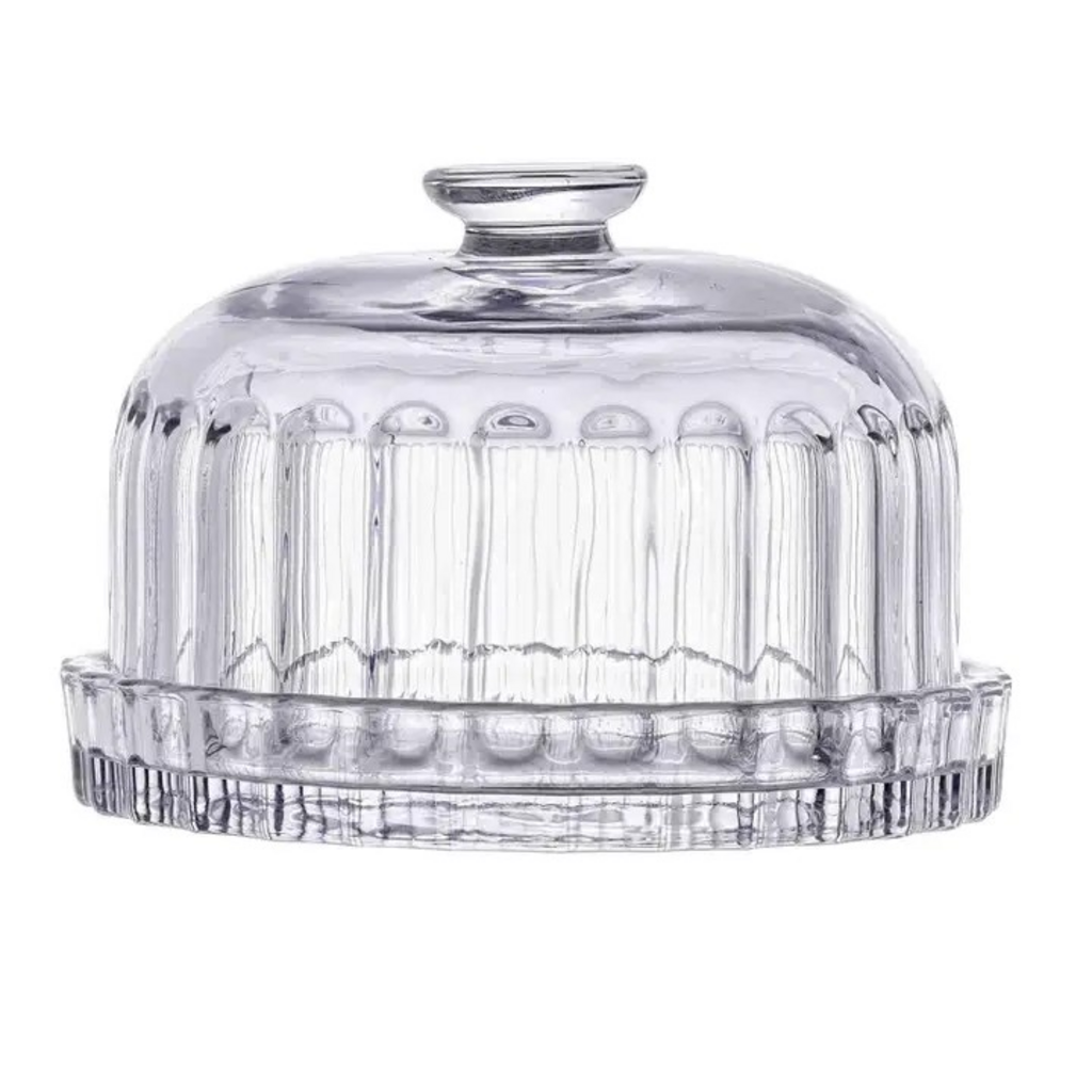 Glass Dessert Dish with Lid