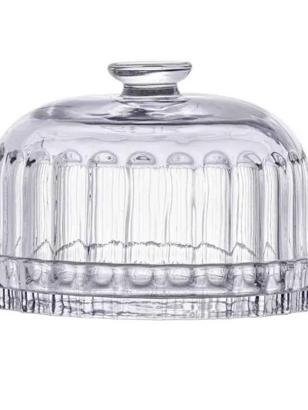 Glass Dessert Dish with Lid