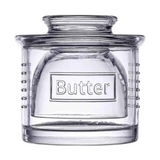 Glass French Butter Crock