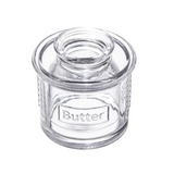 Glass French Butter Crock