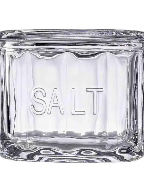 Glass Salt Cellar with Lid