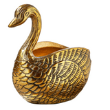 Duck Decorative Bowl Antique Brass Aluminum