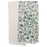 Sage Dandelions Cotton Tea Towels Set of 2