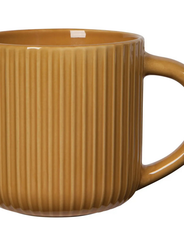 Saffron Fluted Mug