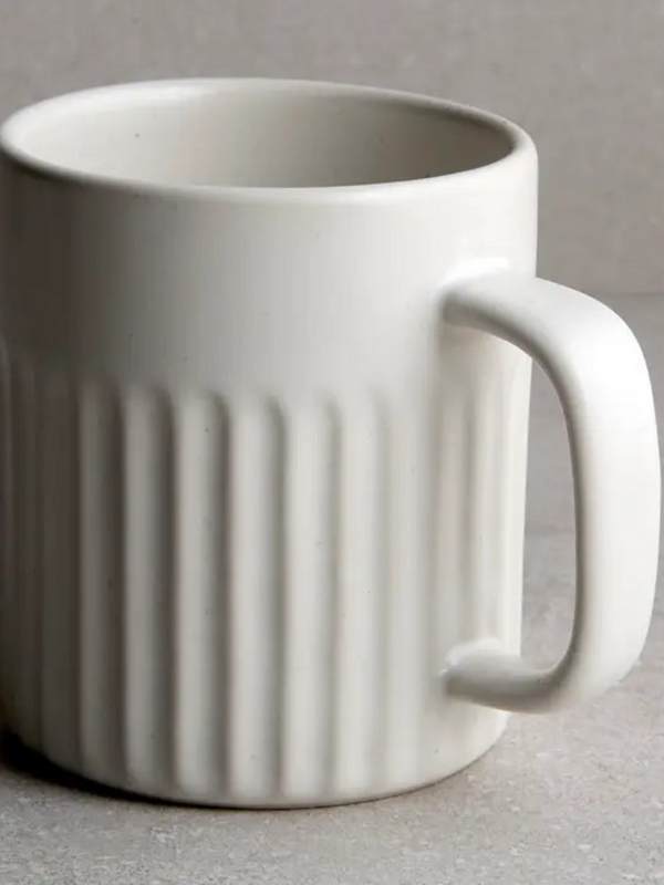Ribbed Coffee Mug