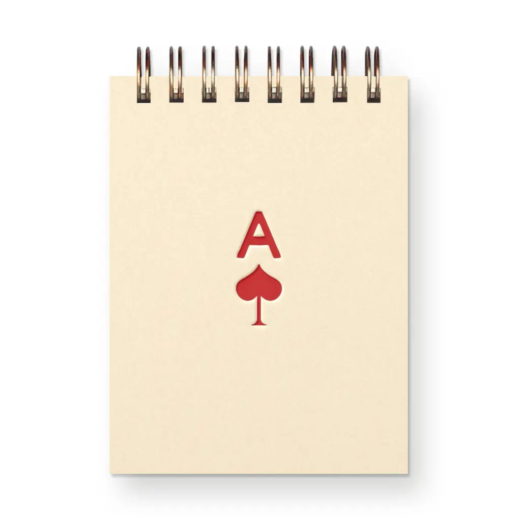 ace of spades mini jotter notebook
