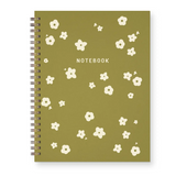 garden flower pattern journal