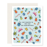 bug you birthday card