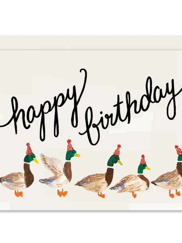 duck parade birthday card