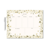 wood sorrel weekly planner notepad