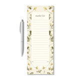 yellow wood sorrel watercolor water color market list notepad