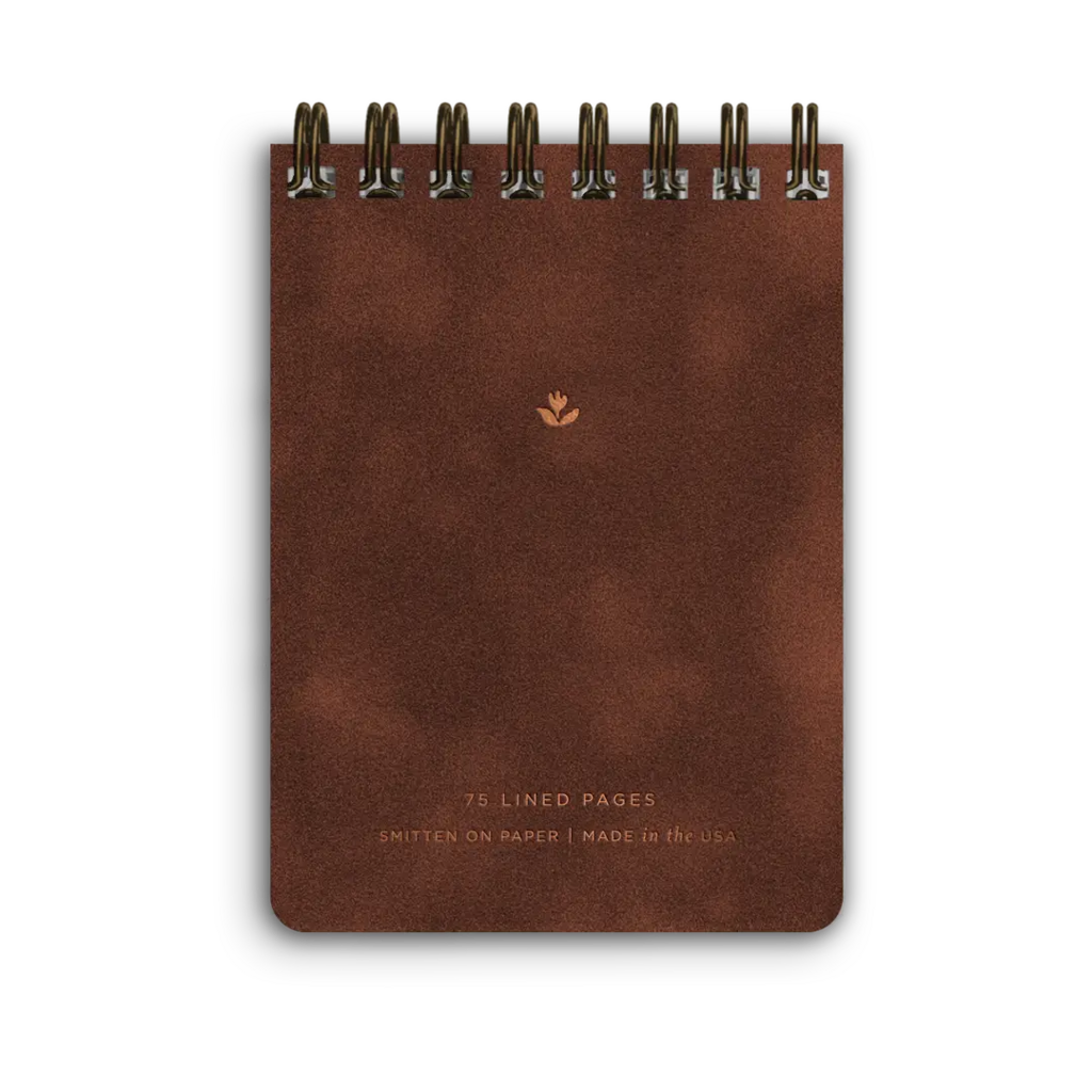 cinnamon velvet reporter notebook