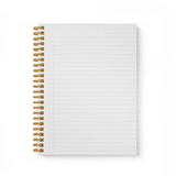 scallop notebook in moss