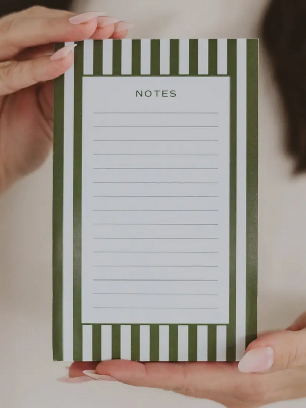 Striped Notepad