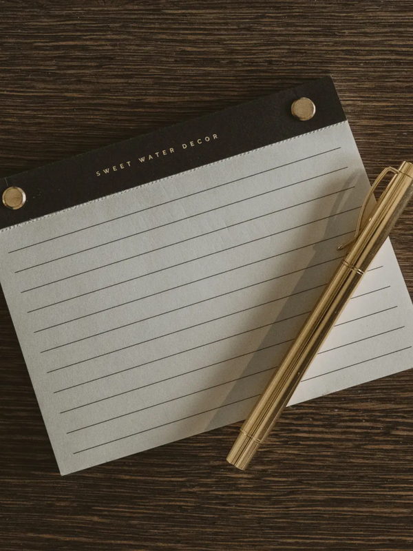 Small Gold Rivet Basic Notepad