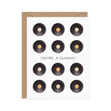 You're A Classic — Vintage Music Pun Birthday Ca