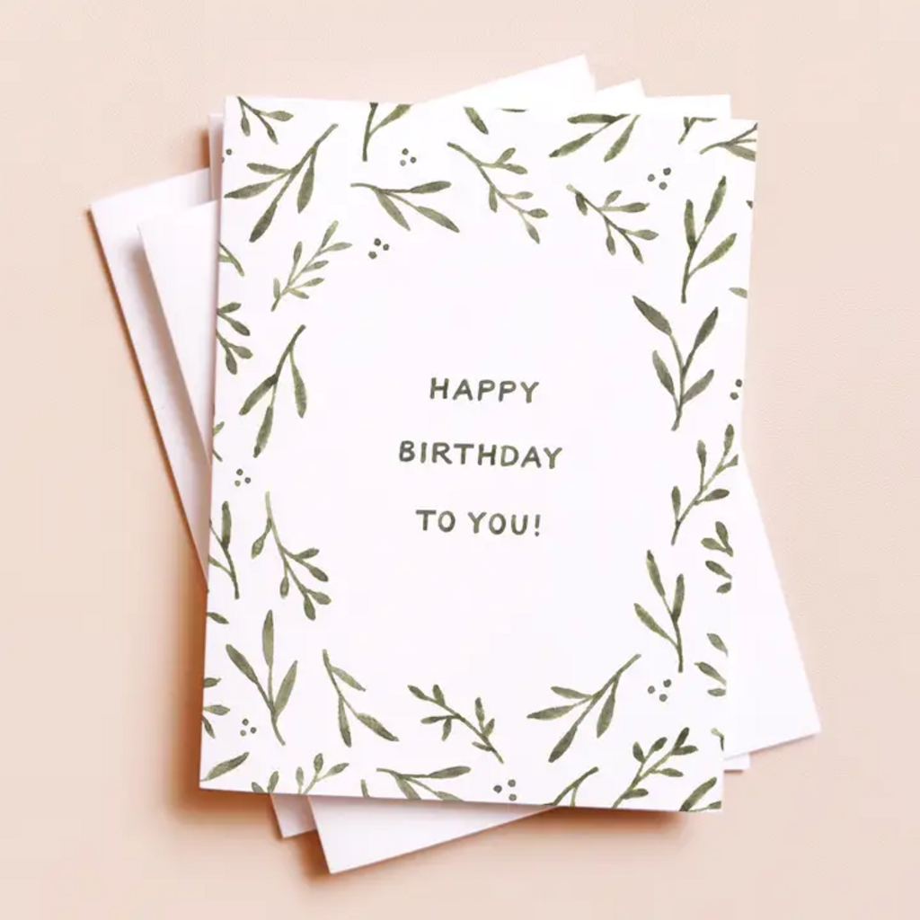 Botanic Birthday — Garden Inspired Birthday Card