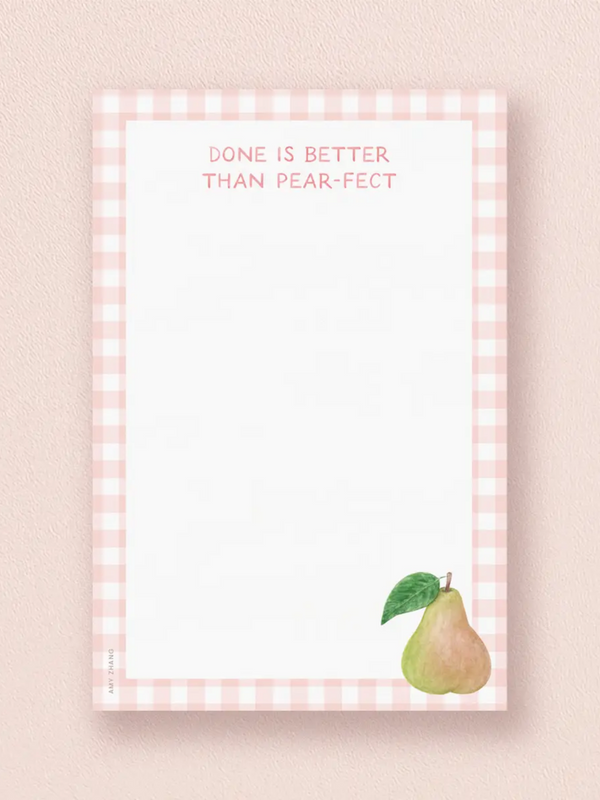 Done Is Better Than Perfect