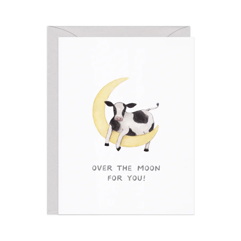Over The Moon Card