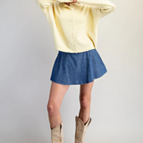butter cream button down cardigan