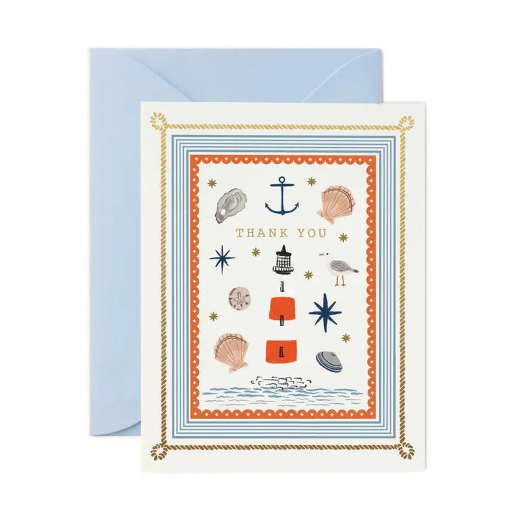 Seaside Thank You Card