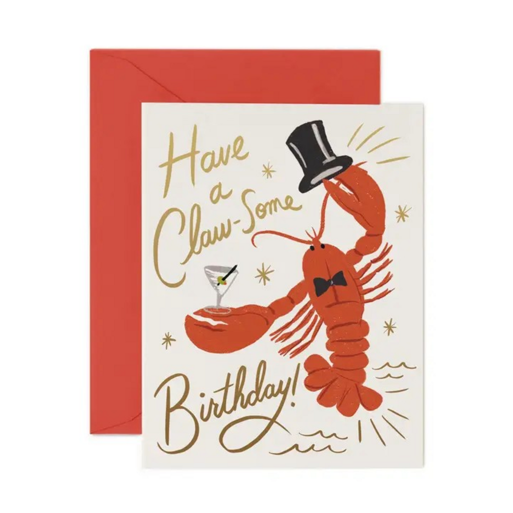 Claw-Some Birthday Card