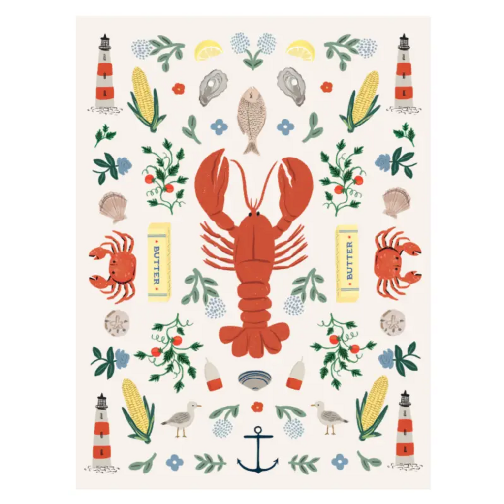 Seaside Tea Towel