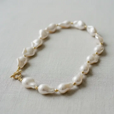 Baroque Pearl Necklace with Ot Clasp