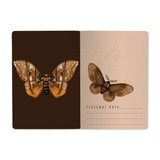 butterflies on blush notebook