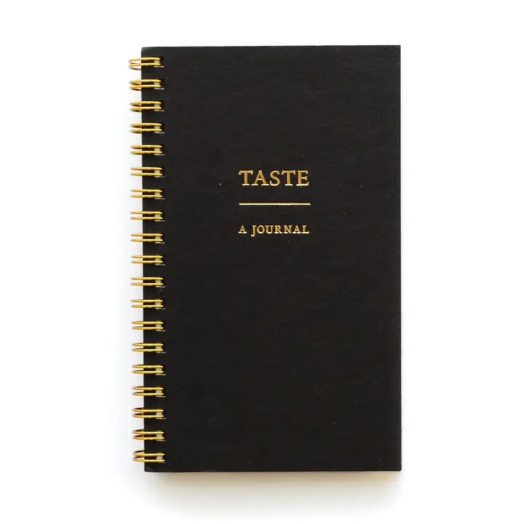 taste journal in black