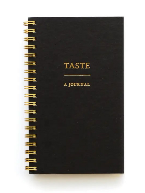 taste journal in black