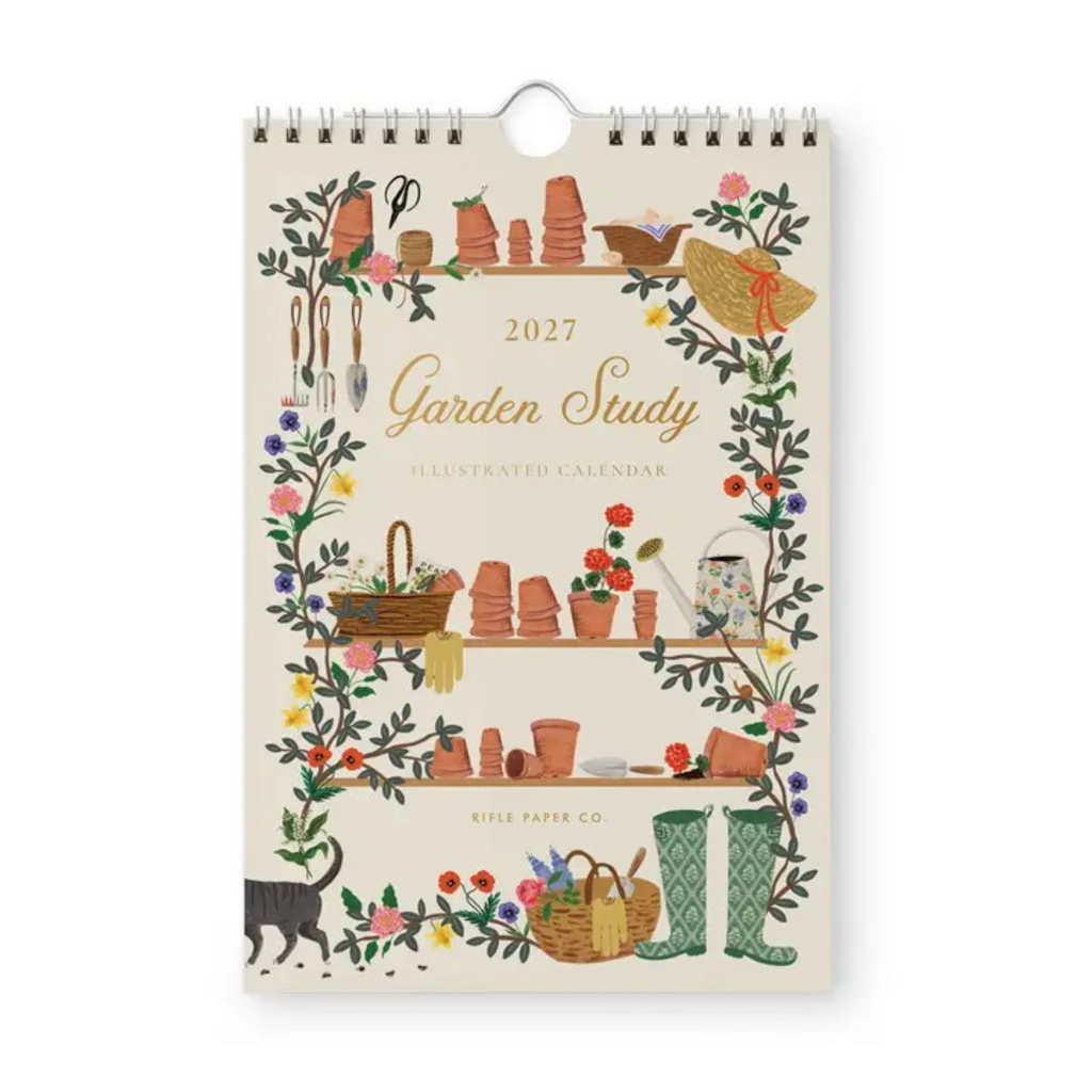 2027 Garden Study Kitchen Calendar (6x9)