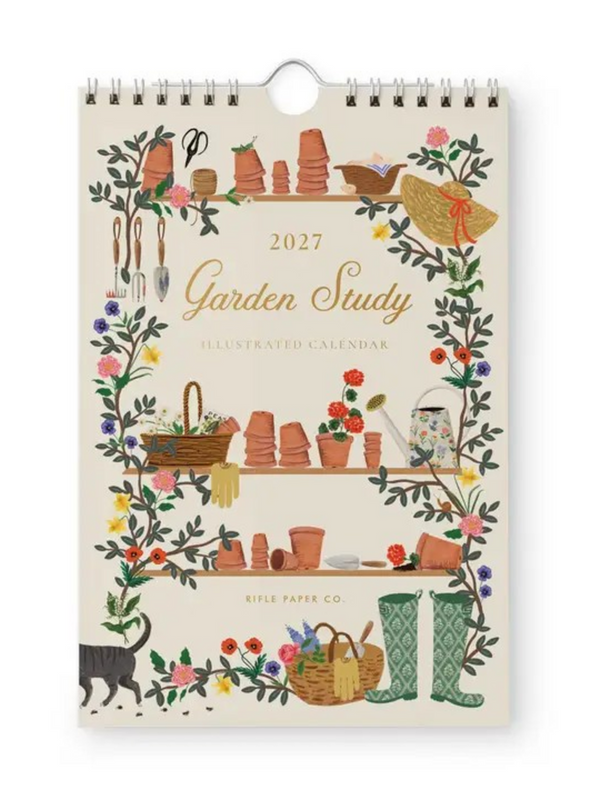 2027 Garden Study Kitchen Calendar (6x9)