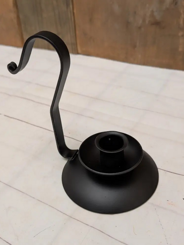 long handled taper candle holder