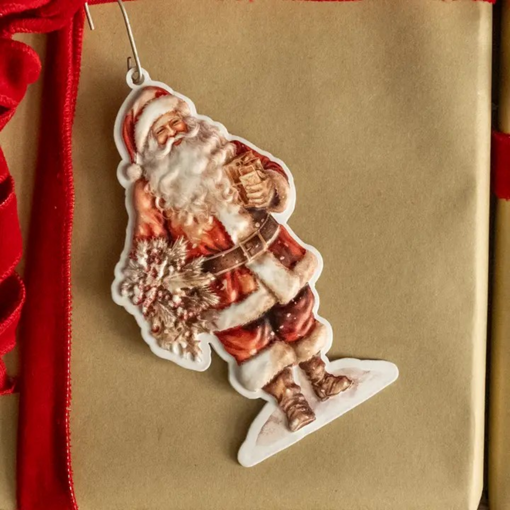 jolly santa ornament