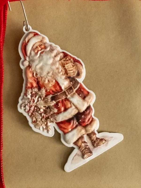 jolly santa ornament