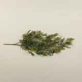 34" mixed cedar hanging bush with pinecones
