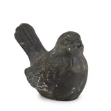 small cement bird