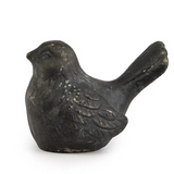 small cement bird