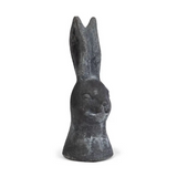small cement rabbit head