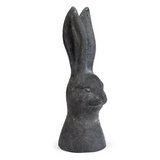 large cement rabbit head